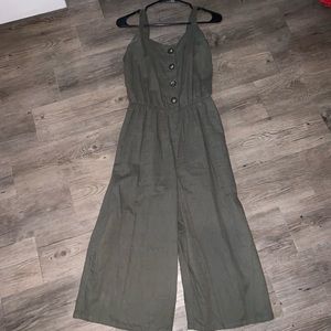 army green jumpsuit